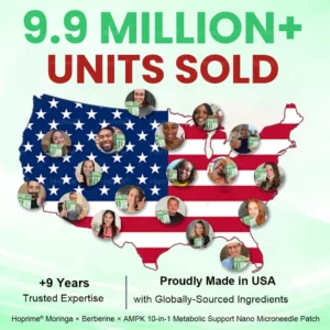 𝐏𝐡𝐲𝐬𝐢𝐜𝐢𝐚𝐧-𝐅𝐨𝐫𝐦𝐮𝐥𝐚𝐭𝐞𝐝 🧑⚕️| Hoprime® Moringa · Berberine × AMPK+ 10-in-1 Metabolic Support Nano Microneedle Patch — ✅ 𝐄𝐱𝐩𝐞𝐫𝐢𝐞𝐧𝐜𝐞 𝐕𝐢𝐬𝐢𝐛𝐥𝐞 𝟕-𝐃𝐚𝐲 𝐑𝐞𝐬𝐮𝐥𝐭𝐬 🍇